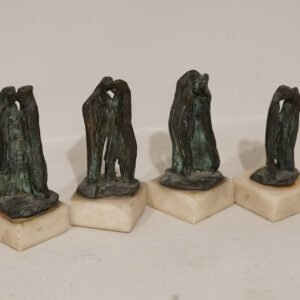 13 - BADÍI LÍBERO - SERIE DEL TANGO (4 ESCULTURAS)