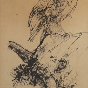 31 - CASTAGNINO JUAN CARLOS - COMPOSICIÓN CON PÁJARO