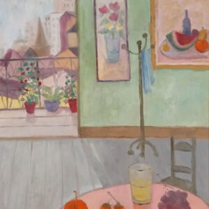 40 - MENGHI JOSÉ LUIS - INTERIOR CON PERCHERO