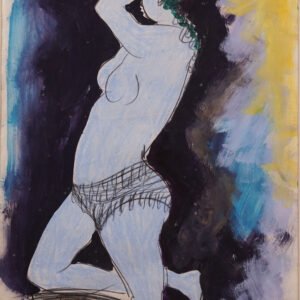 9 - COGORNO SANTIAGO - DESNUDO EN AZUL