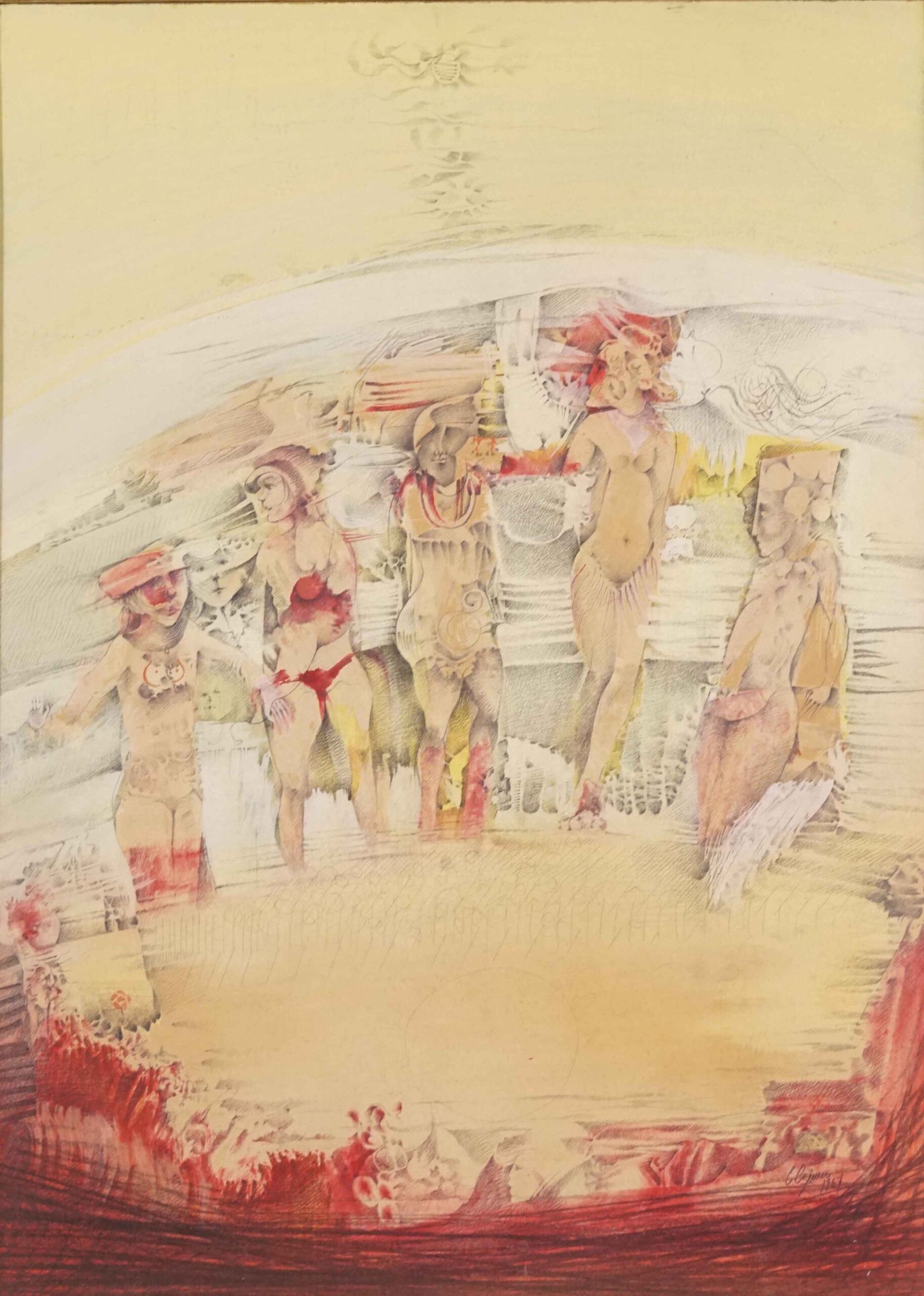 29 - AGÜERO CARLOS - COMPOSICIÓN CON FIGURAS