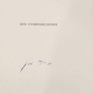23 - BORGES JORGE LUIS - SEIS COMPOSICIONES